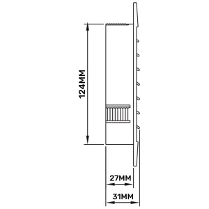 125mm round White Air Vent Grille/Duct Covers with Fly Screen/Anti-Insect Mesh,push fit