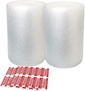 Cushioning Bubble Wrap Rolls 300MM Small Air Bubble and Perforated Every 300mm