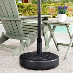 Sunjoy Universal Black Weave Patio Umbrella Base