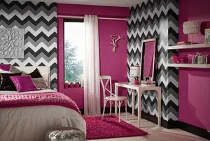 Silver White Glitter Wallpaper Sparkle Chevron Zig Zag Modern Textured Arthouse