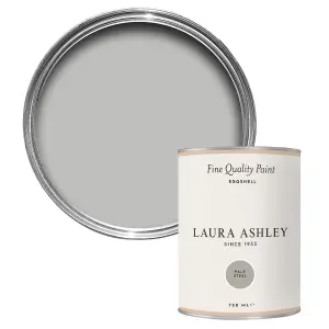 Laura Ashley Pale Steel Eggshell Emulsion paint, 750ml