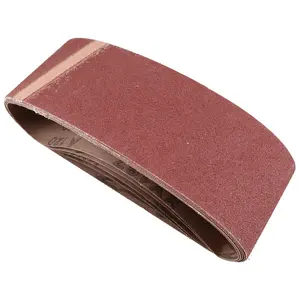 Belt Power Finger File Sander Abrasive Sanding Belts 410mm x 65mm 120 Grit 10 PK