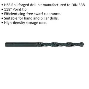 High-Quality 5 Pack 13mm HSS Drill Bits for Hand and Pillar Drills