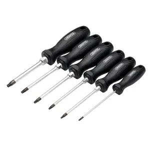 Draper TX-STAR Tamperproof Hard Grip Screwdriver Set (6 Piece) 13586