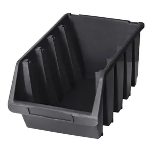 Performance Power Black Large Slimline Organiser bin