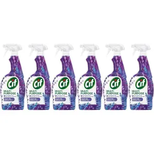 Cif Multi Purpose Cleaner Spray Lavender & Blue Fern 750ml Pack of 6