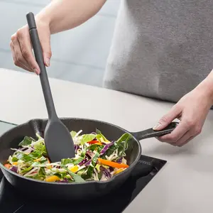 Zeal Silicone Cooking Spoon Dark Grey