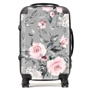 Dusty Pink Roses Suitcase - Cabin