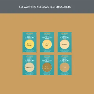 Rust-Oleum Yellow Matt Furniture Paint Tester Samples - 10ml