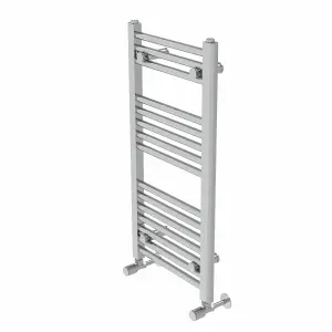 Rinse Modern Bathroom Heated Towel Rail Ladder Radiator 800x400mm Straight for Bathroom Kitchen Chrome