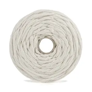 Trim: Macramé Cord: Cotton: 175m x 4mm: 1kg: Natural