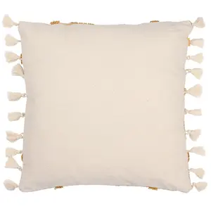 furn. Kalai Geometric Tufted Feather Filled Cushion