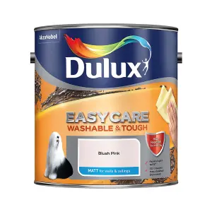 Dulux Easycare Washable & Tough Blush pink Matt Wall & ceiling Emulsion paint, 2.5L