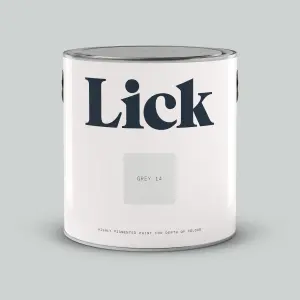 Lick Grey 14 Matt Emulsion paint, 2.5L