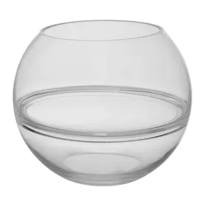 Interiors by Premier Optik Clear Glass Round Vase