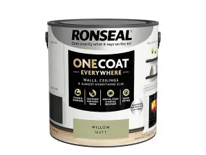 Ronseal One Coat Evrywhere Matt Paint 2.5L  Willow