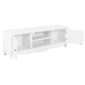 Berkfield TV Cabinet White 120x30x40 cm Wood