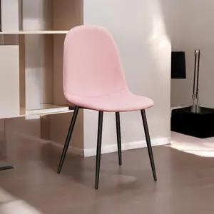 Fabela Upholstered Dining Chairs Pink