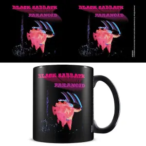 Black Sabbath Paranoid Mug Black/Pink/Purple (12cm x 8.7cm x 10.5cm)