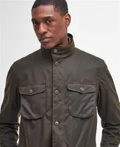 Barbour Ogston Waxed Jacket Olive M