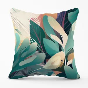 Abstract Tropical Leaves Cushions 60cm x 60cm