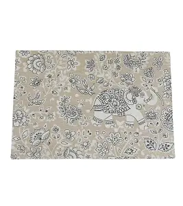 HANDMADE PLACEMATS - NATURE ELEPHANT - 43 X 30 CM SET OF 2