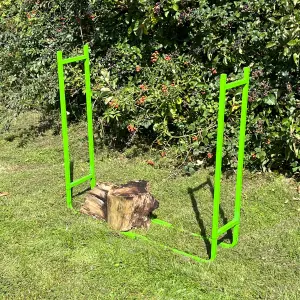 Metal Log Rack and Firewood Storage Tidy