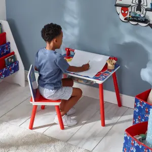 Marvel Spidey and His Amazing Friends Kids Table and Chair Set - Activity Table for Toddlers with Lift-Up Tabletop & Chalkboard