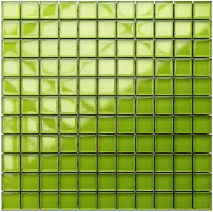 Glass mosaic on mesh for bathroom or kitchen 300mm x 300mm - Mojito