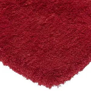 Pink Modern Plain Shaggy Easy to clean Rug For Bedroom & Living Room-120cm X 170cm