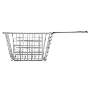 Belfry Kitchen Stainless Steel Mini Oblong Fryer Basket With Handle