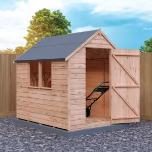 Shire Overlap 7x5 Single Door Value Shed with Window