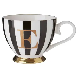 Maison by Premier Mimo Duchess E Letter Monogram Mug