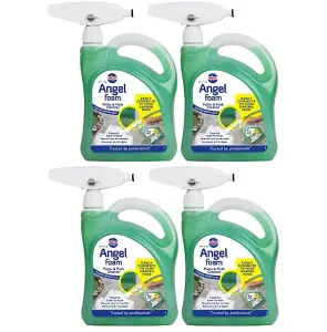 Nilco Angel Foam - Patio & Path Cleaner 8L Ready To Use Dirt Algae Remover 4x 2L