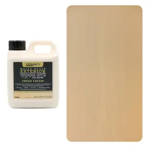 Exterior Wood Dye - Fresh Cream 1ltr - Littlefair's