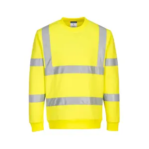 Portwest Eco Hi-Vis Sweatshirt Yellow - XXXL