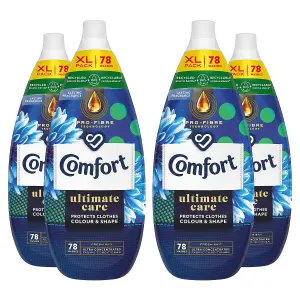 Comfort Ultimate Care Concentrated Fabric Conditioner Fresh Sky 1.18L, 78W, 4 Pk