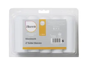 Harris Seriously Good Gloss 4" Mini Roller Sleeves 10 Pack