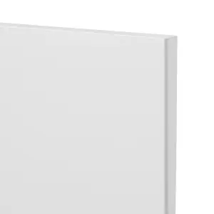 GoodHome Stevia Gloss white Slab Tall wall Cabinet door (W)250mm (H)895mm (T)18mm