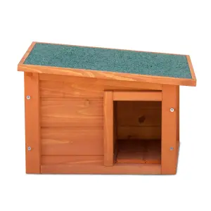 KCT Oslo Wooden Hedgehog House Outdoor Sanctuary Hibernation Hogitat Shelter