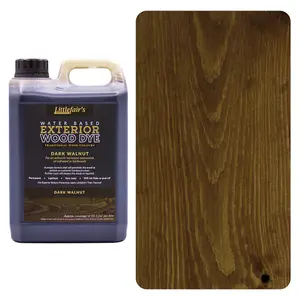 Littlefair's - Outdoor Wood Stain - Dark Walnut - 5 LTR