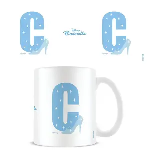 Cinderella C Alphabet Mug White/Blue (One Size)