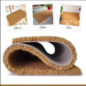 Heavy Duty Natural Coconut COIR Foyer Lobby Reception Entrance Door Mat Matting - Perfect for Indoor and Outdoor - 1mx2m