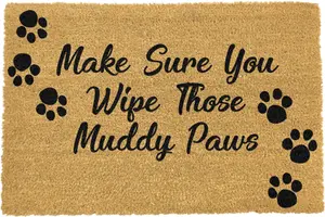 Make Sure You Wipe Those Muddy Paws Doormat