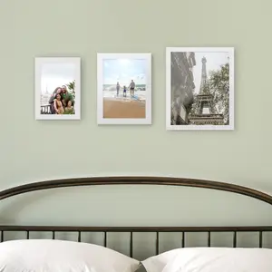 Assorted Photo Frames - Set of 10 White