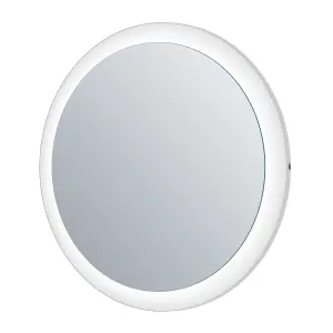 Zoe Circular Wallmounted LED Illuminated Bathroom Mirror (H)600mm (W)600mm