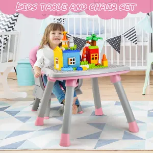 Costway 6-in-1 Baby High Chair Infant Feeding Chair Kids Stool w/Removable Tray & Cushion