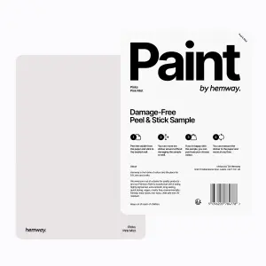 Hemway Chalk Paint Matt A5 Sample, Pink Mist, Peel & Stick Swatch For Interior Walls Wood