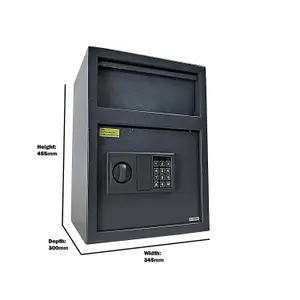 Dirty Pro Tools Large Cash Cashier Deposit Safe Drop Safe Box Under Counter Safe Cash Safe Cash Box