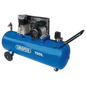 Draper  150L Belt-Driven Air Compressor, 2.2kW/3hp 55305